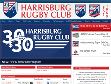 Tablet Screenshot of harrisburgrugby.com